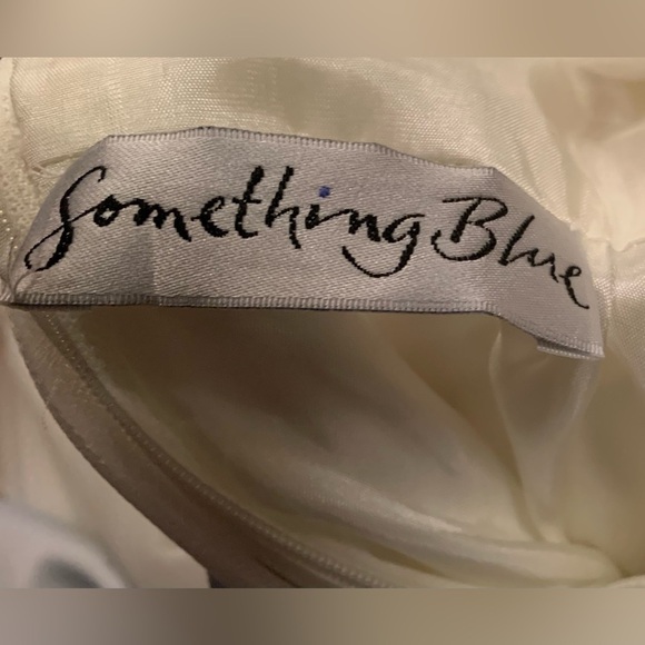 SOMETHING BLUE FLOWER GIRL DRESS SIZE 4 TODDLER - Picture 4 of 5